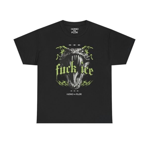 'Fuck Ice' Snake T-Shirt - Image 2