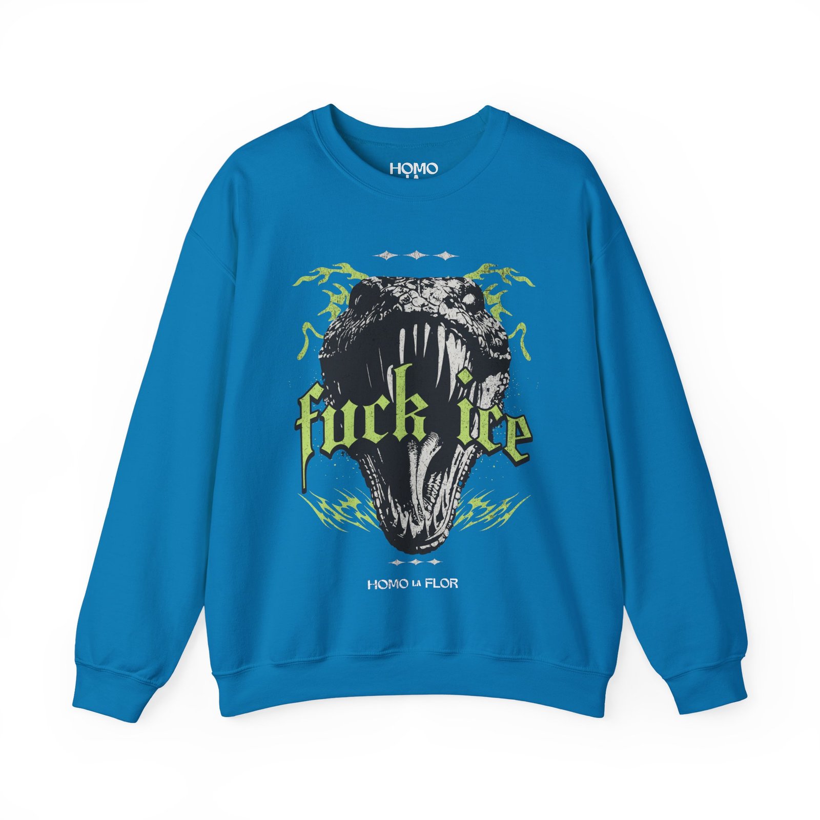 'Fuck ICE' Snake Crewneck - Image 3