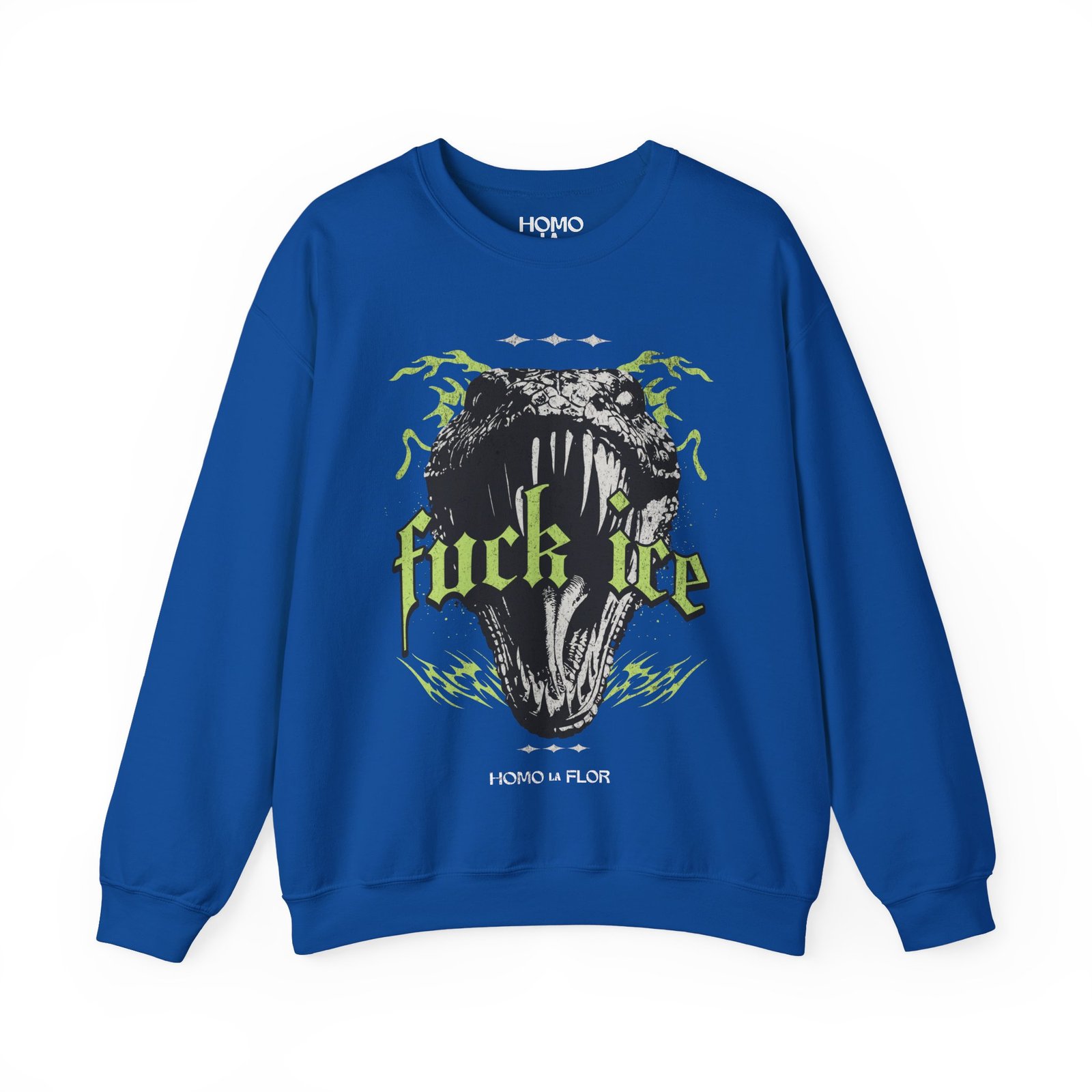 'Fuck ICE' Snake Crewneck - Image 4
