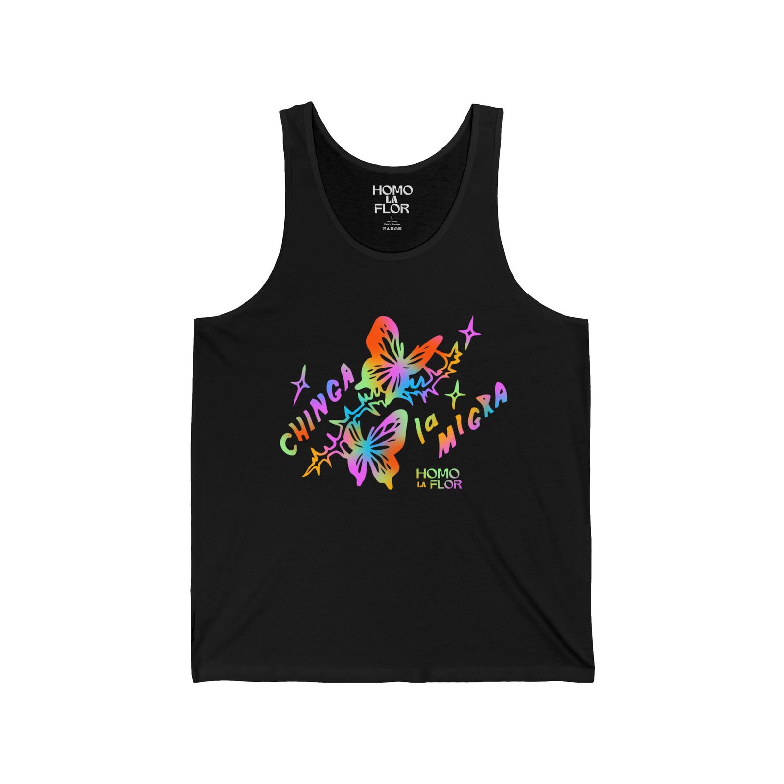 'Chinga la Migra' Butterflies Tank Top